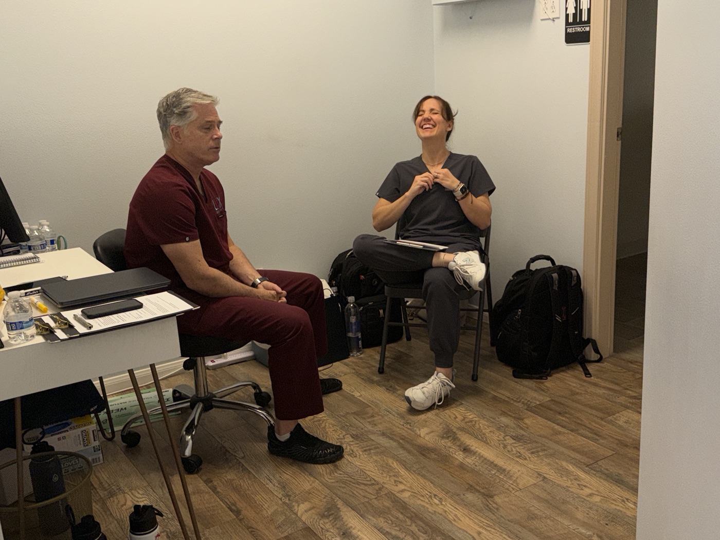 Candid moment from the Lux Bio Therapy Launch Event